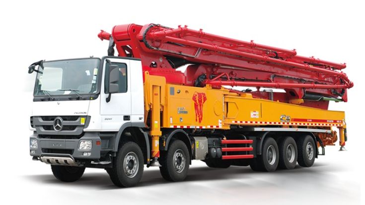 Concrete Boom Pump on Rent